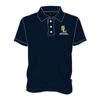 Image sur Polo avec boutons (Marine)