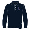 Image sur Polo manches longues avec boutons (Marine)