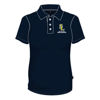 Image sur Polo performance avec boutons (Marine)