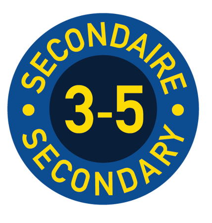 Image de la catégorie Secondaire 3 à 5