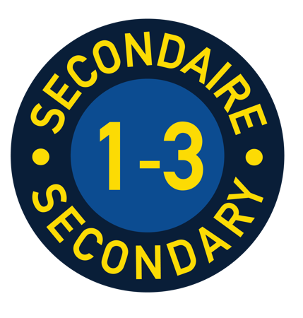 Image de la catégorie Secondaire 1 à 3